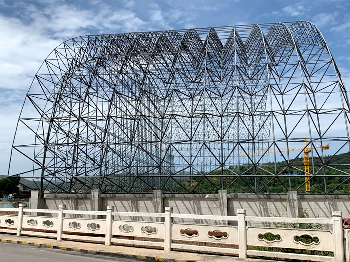 石家庄山寨矿储煤棚网架